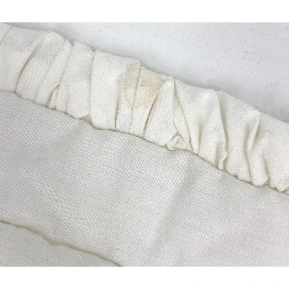 Vintage Handmade Butterfly & Flower Baby Blanket Quilt 39x39